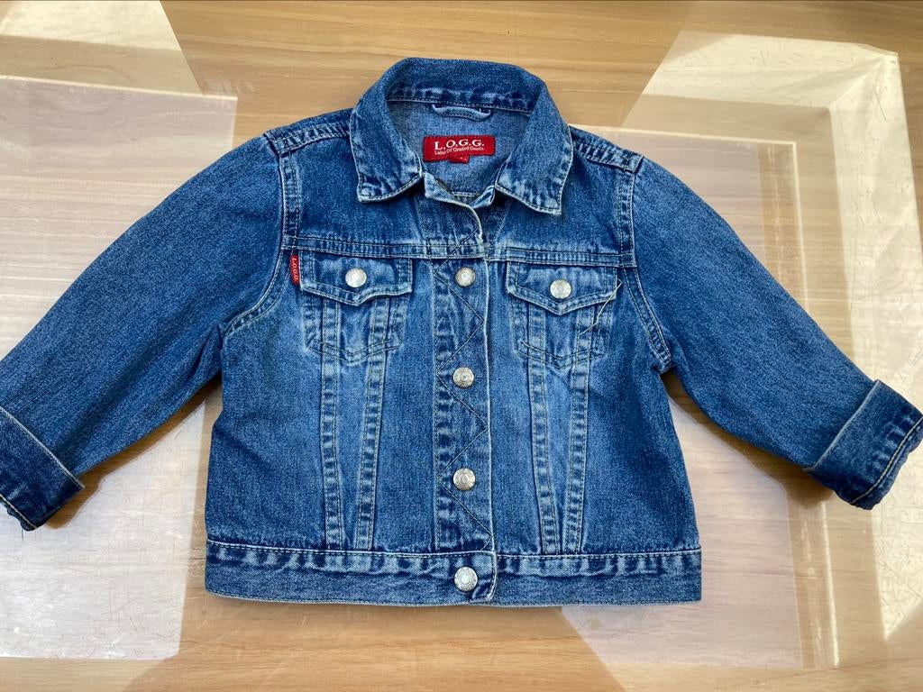 Jeans jasje maat 92, Kinderen en Baby's, Kinderkleding | Maat 92, Jongen of Meisje, Trui of Vest, H&M, Ophalen of Verzenden