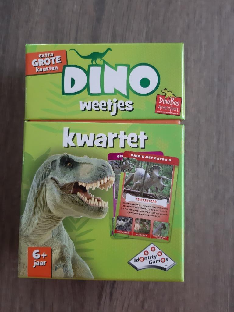 Dino kwartet, Enlèvement, Comme neuf, Jeu(x) des sept familles