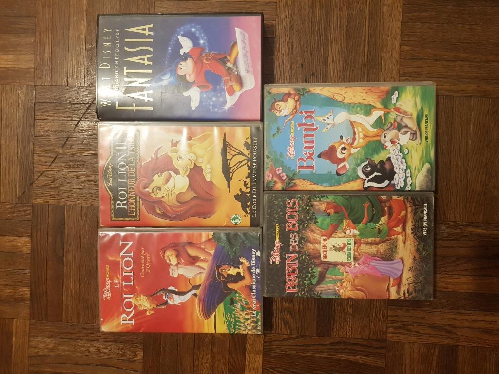 VHS Disney, À partir de 6 ans, Dessin animé, Enlèvement, Utilisé