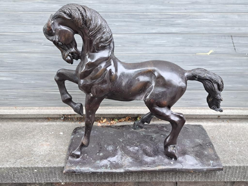 bronze cheval, Antiquités & Art, Enlèvement ou Envoi, Bronze