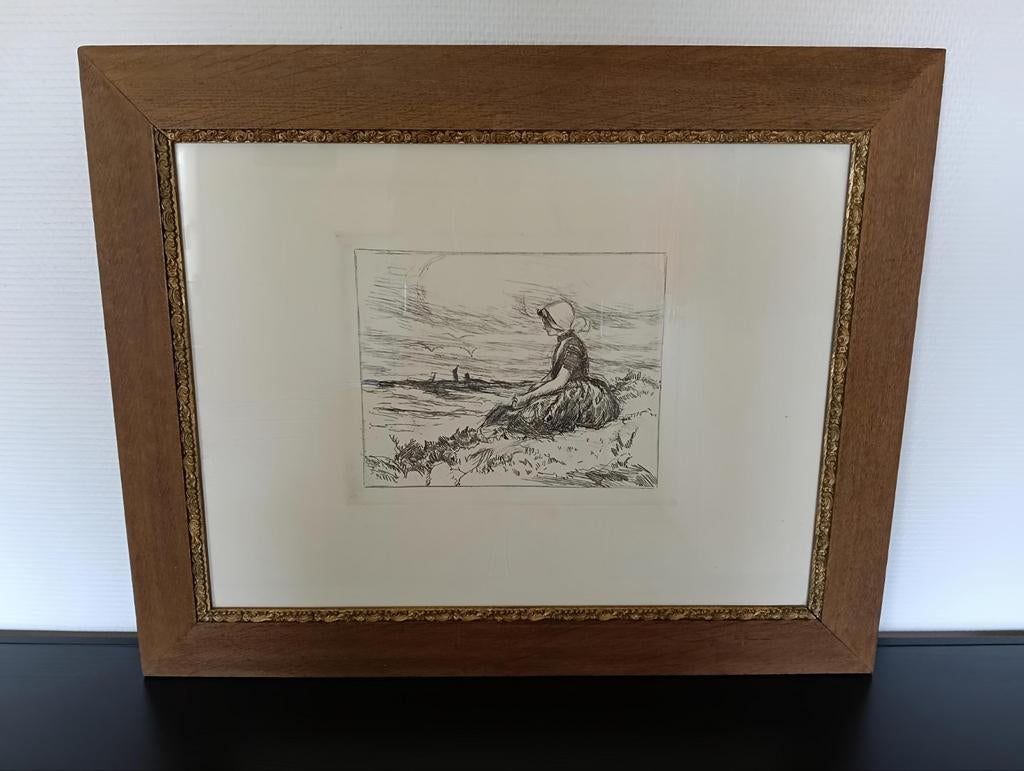 Gustave Flasschoen (1868-1940), Antiek en Kunst, Kunst | Etsen en Gravures, Ophalen of Verzenden