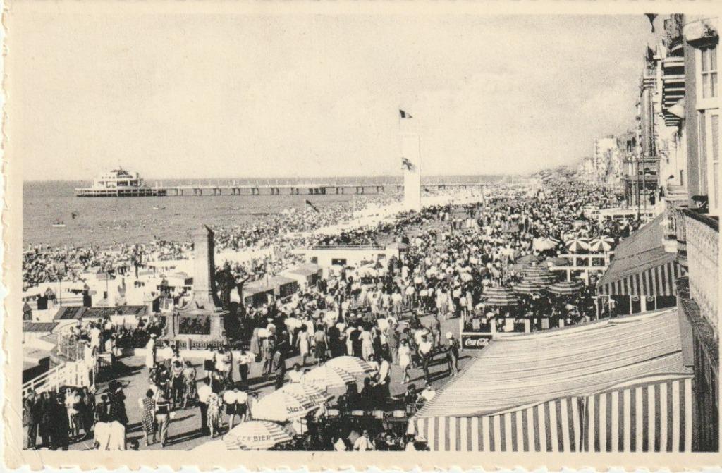 BLANKENBERGE LA DIGUE ZEEDIJK CPA, Enlèvement ou Envoi, Non affranchie, Flandre Occidentale