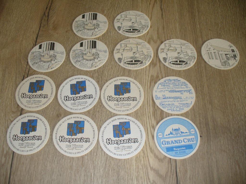 Bierviltjes Hoegaarden, Ophalen of Verzenden, Gebruikt, Viltje(s), Overige merken