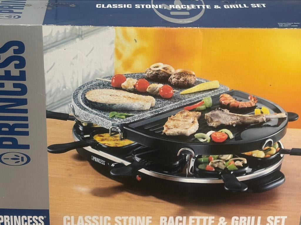 Princess steengrill raclette toestel, Ophalen, Zo goed als nieuw
