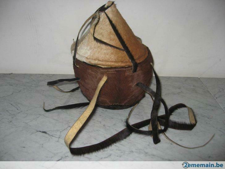 ✅ Déco Africaine - Osier - Peau de chèvre, Neuf