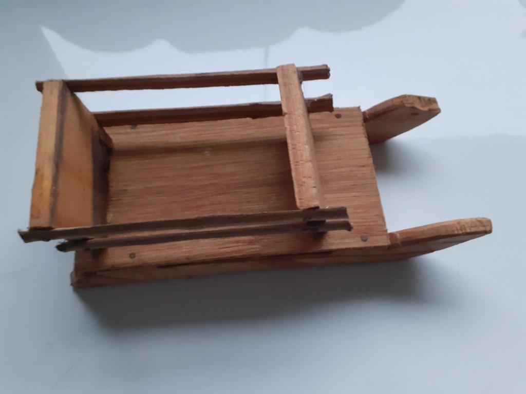 NOEL:  DECO PETIT TRAINEAU BOIS 3.50 euros pièce, Enlèvement, Neuf