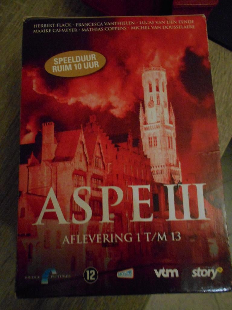 DVD BOX  " ASPE  3 " Volledig aflevering 1 t/m 13, Ophalen, Zo goed als nieuw, Actiethriller, Boxset