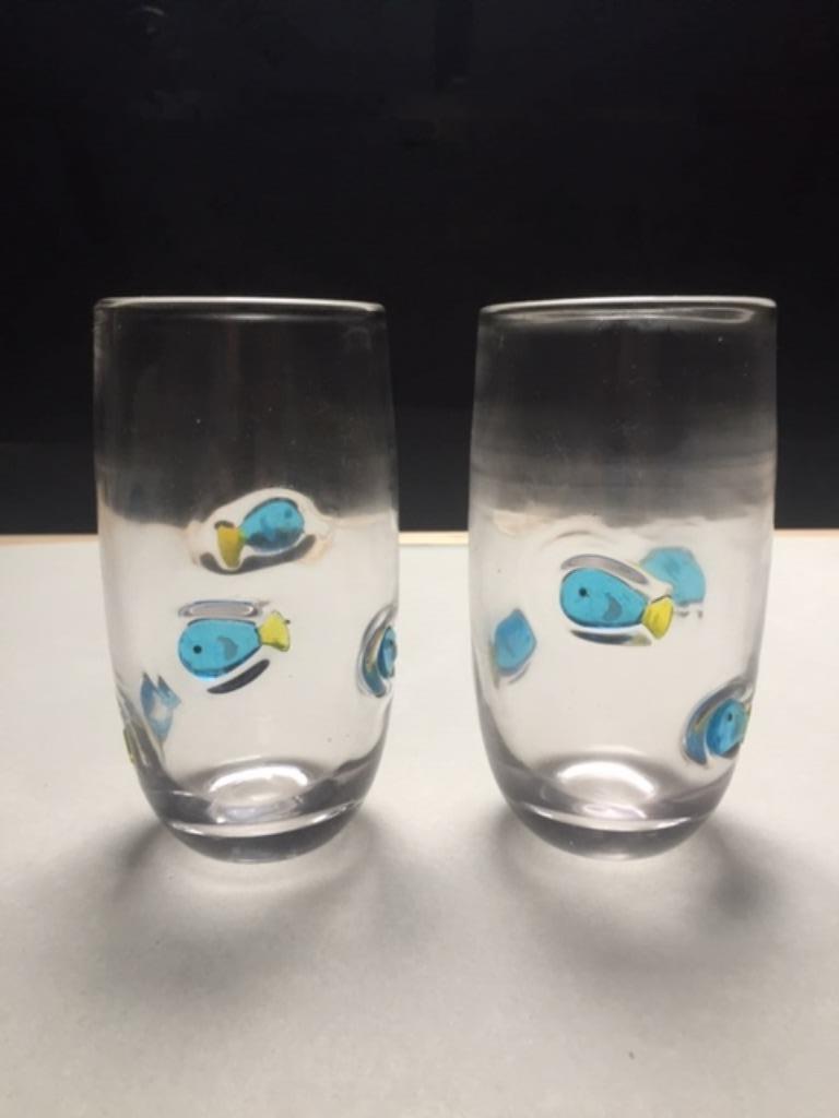 Waterglazen, Ophalen
