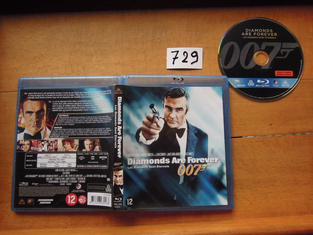 DVD Les diamants sont éternels 007 James Bond 1971, À partir de 12 ans, Enlèvement ou Envoi, Comme neuf, Action