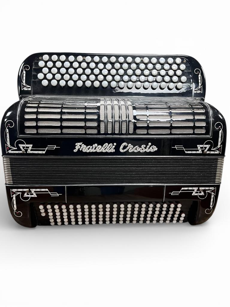 Fratelli Crosio 120 bas 4 korig DO3, Musique & Instruments, Enlèvement ou Envoi, Comme neuf, Avec valise