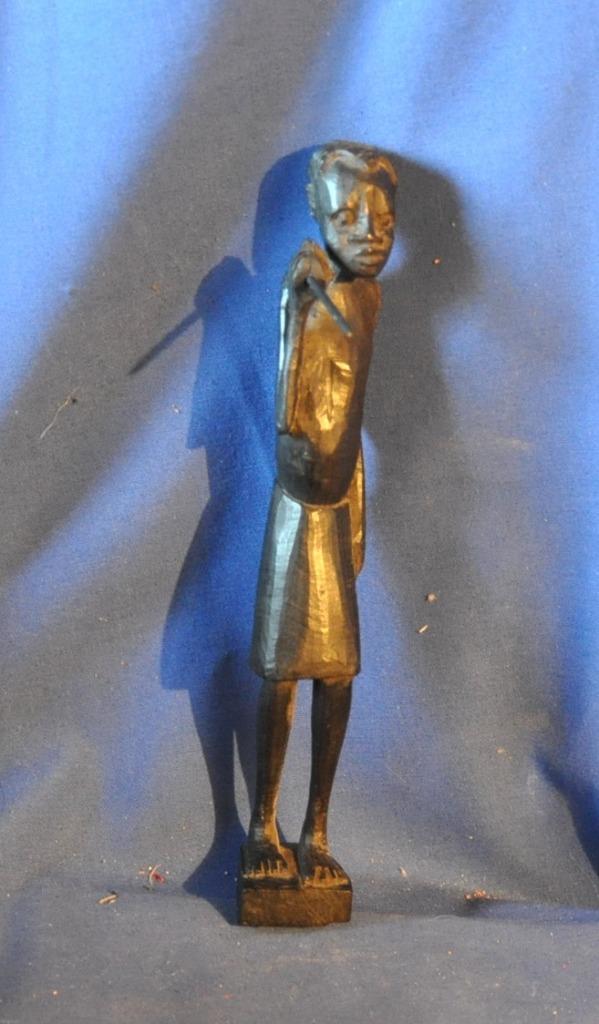 sculpture africaine chasseur, Antiquités & Art, Art | Sculptures & Bois, Enlèvement ou Envoi