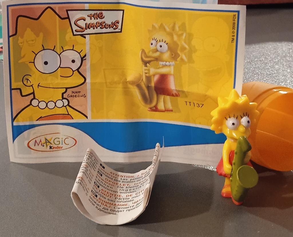 Figurine Kinder - Lisa Simpson, Collections, Enlèvement ou Envoi, Comme neuf