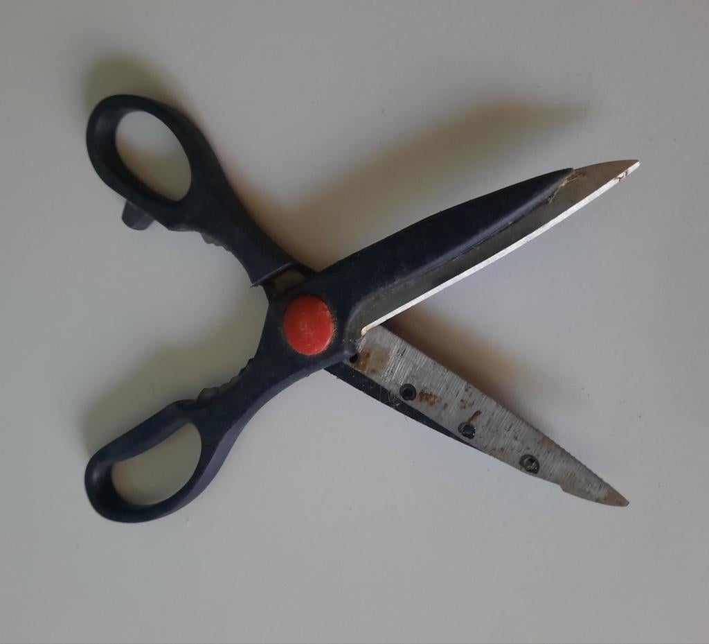 3-in-1 functie keukenschaar, Hobby en Vrije tijd, Knutselen, Gebruikt, Ophalen of Verzenden