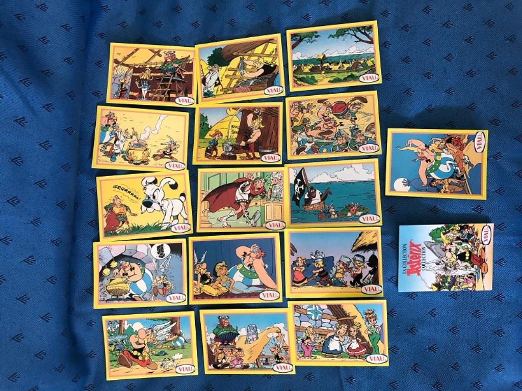 Astérix rare série complète 16 cartes Viau et son prospectus, Envoi, Astérix et Obélix, Comme neuf, Livre ou Jeu