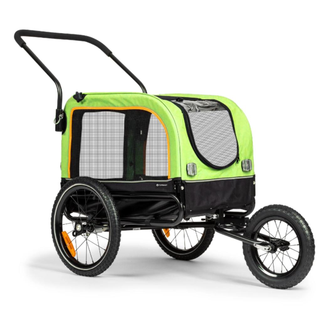 Dog Bike Trailer Remorque à vélo 2-en-1 Dog Buggy pour chien, Animaux & Accessoires, Accessoires pour chiens, Enlèvement ou Envoi