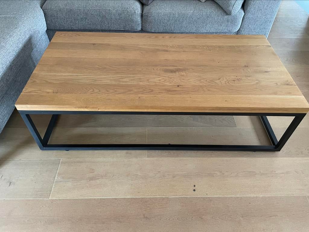 Mooie salontafel 140x70x38, Ophalen, 100 tot 150 cm, 50 tot 100 cm, Zo goed als nieuw