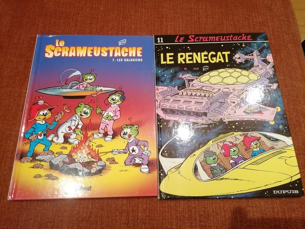 2 BD Le Scrameustache Gos, Enlèvement ou Envoi, Comme neuf