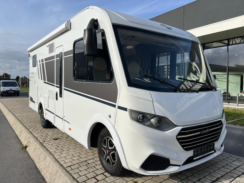 Carado Hymer I 338 slechts 7 meter & automaat, Caravans en Kamperen, Mobilhomes, Ringverwarming, Fiat, Diesel, 6 tot 7 meter