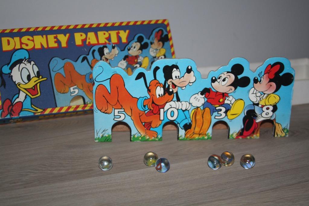 Disney Party knikkerspel , Jumbo , 1985 , mooie staat, Ophalen of Verzenden, Overige figuren, Gebruikt, Overige typen
