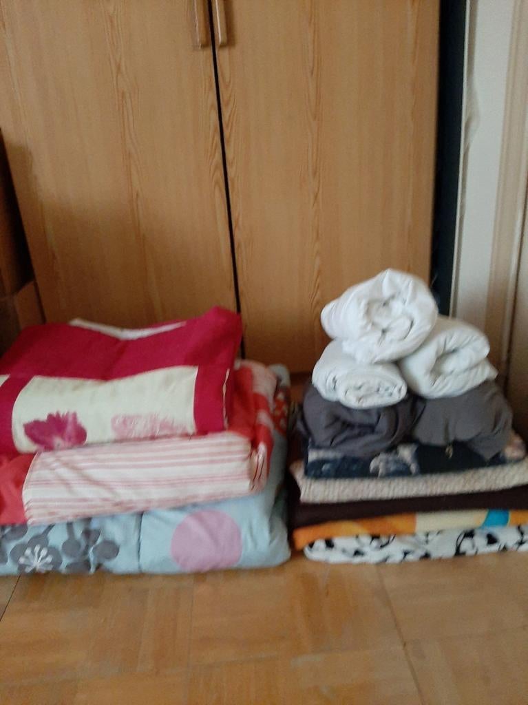 Housse de  couette plus couette drap housse, Enlèvement, Comme neuf, Housse de couette