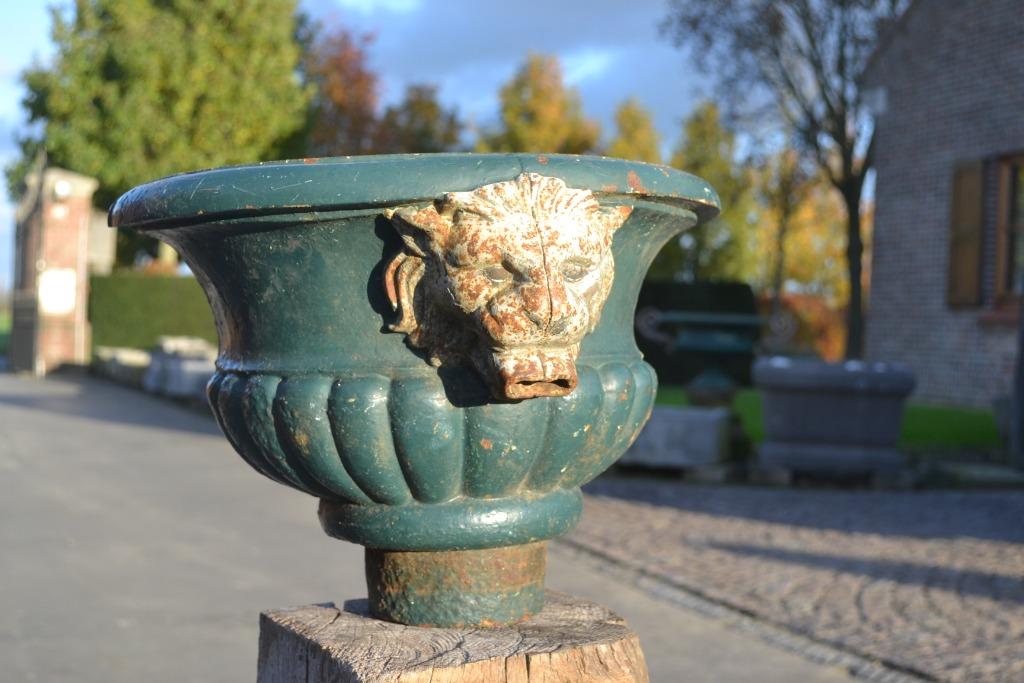 antieke gietijzeren overloopbak, gargouille, Ophalen, Gietijzer