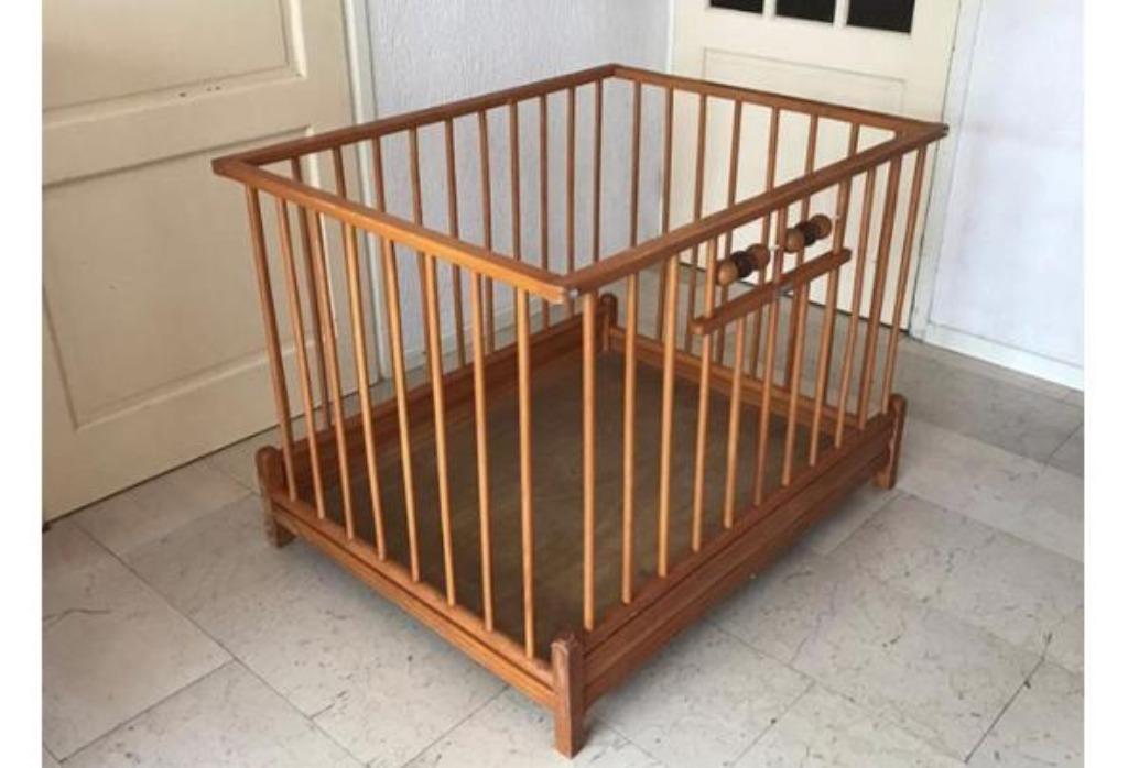 Hegowa Vintage Babybox in Beukenhout, Kinderen en Baby's, Ophalen, Zo goed als nieuw, Rechthoekig