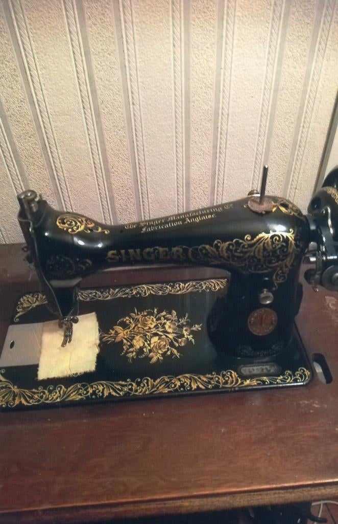 machine à coudre ancienne SINGER, Enlèvement ou Envoi