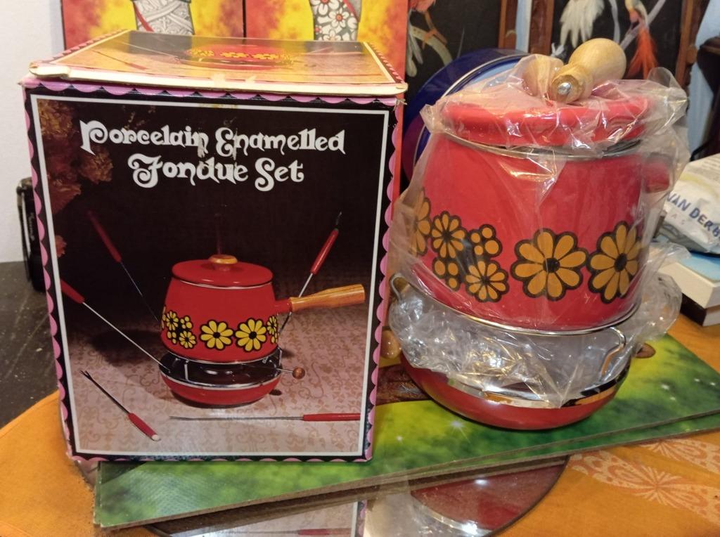 vintage fondu set, Verzenden, Nieuw