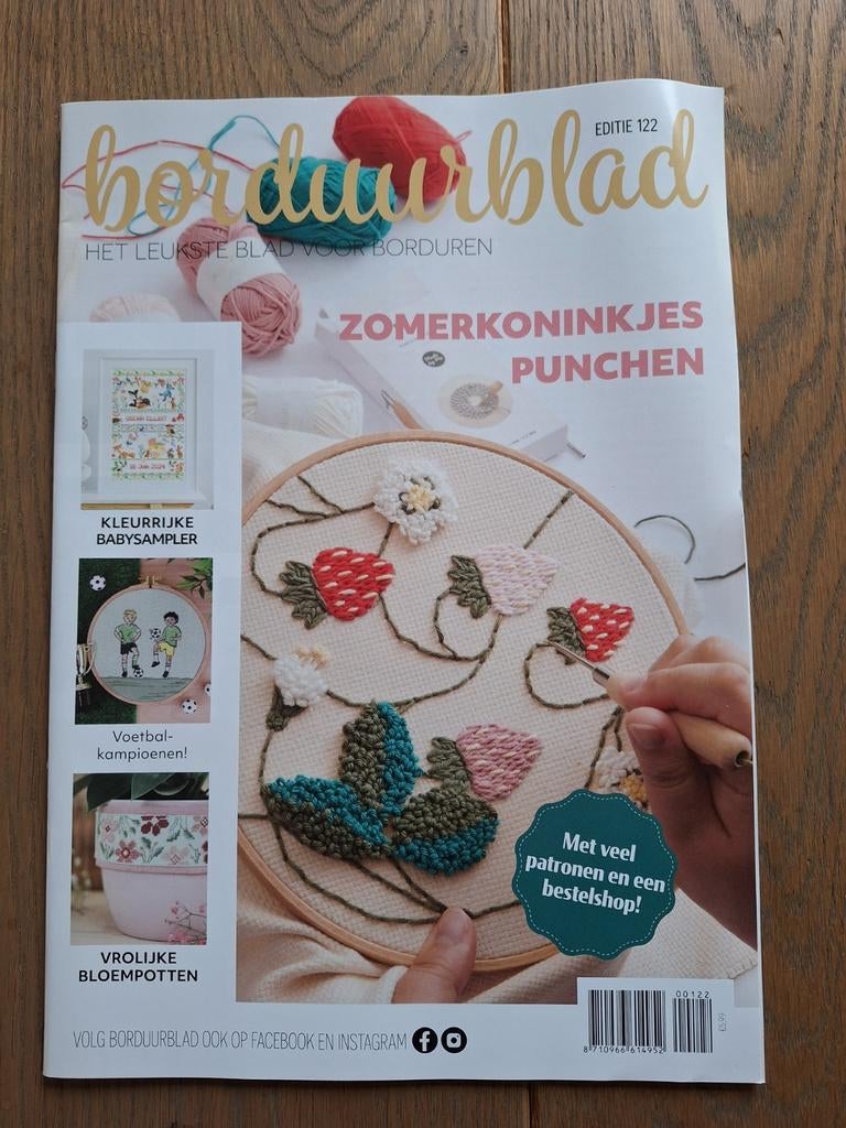 Borduurblad editie 122 NIEUW, Hobby en Vrije tijd, Ophalen of Verzenden, Nieuw, Handborduren, Overige typen