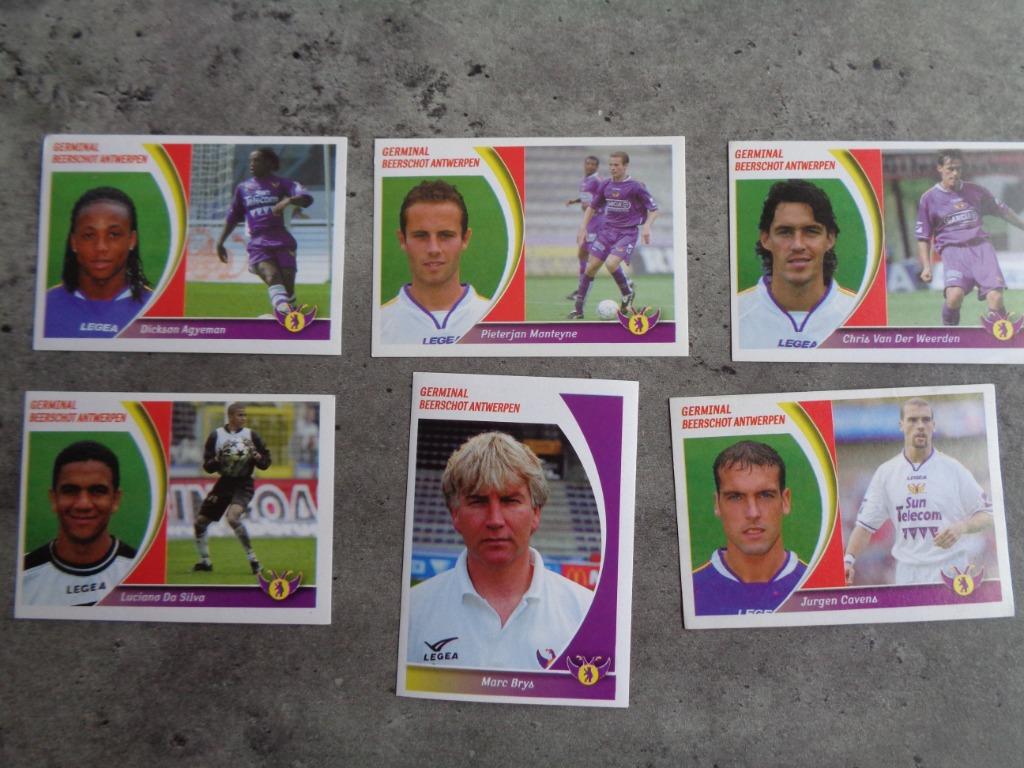 PANINI VOETBAL STICKERS FOOTBALL 2005 BEERSCHOT 6X, Verzenden