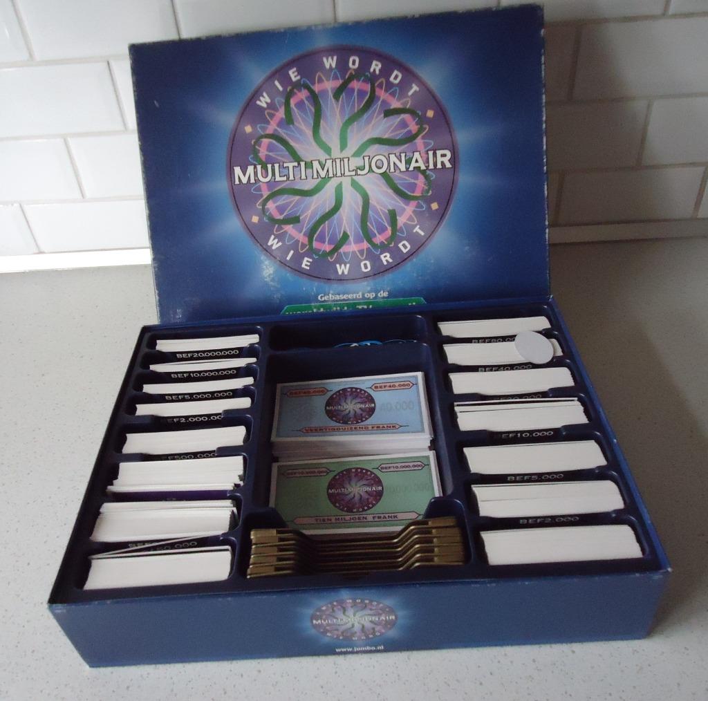Vintage Spel "Wie Wordt Miljonair van Jumbo in Nieuwe staat, Hobby & Loisirs créatifs, Jeux de société | Jeux de plateau, Comme neuf