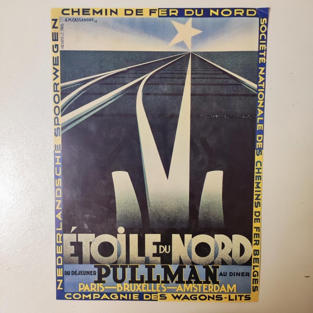 Affiche publicitaire format A3 Art Déco,vintage et collector, Envoi
