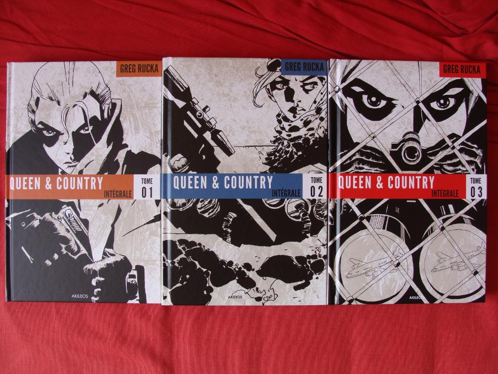 Queen & country intégrales (complet, 3T, VF, EO), Série complète ou Série, Comme neuf, Enlèvement, Greg Rucka