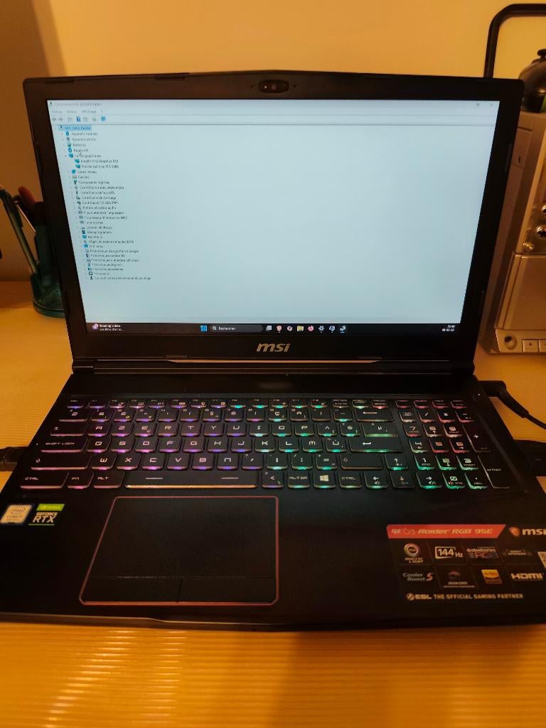 Msi GE63 Raider RGB 9SE / état neuf, Computers en Software, Windows Laptops, Ophalen of Verzenden, SSD