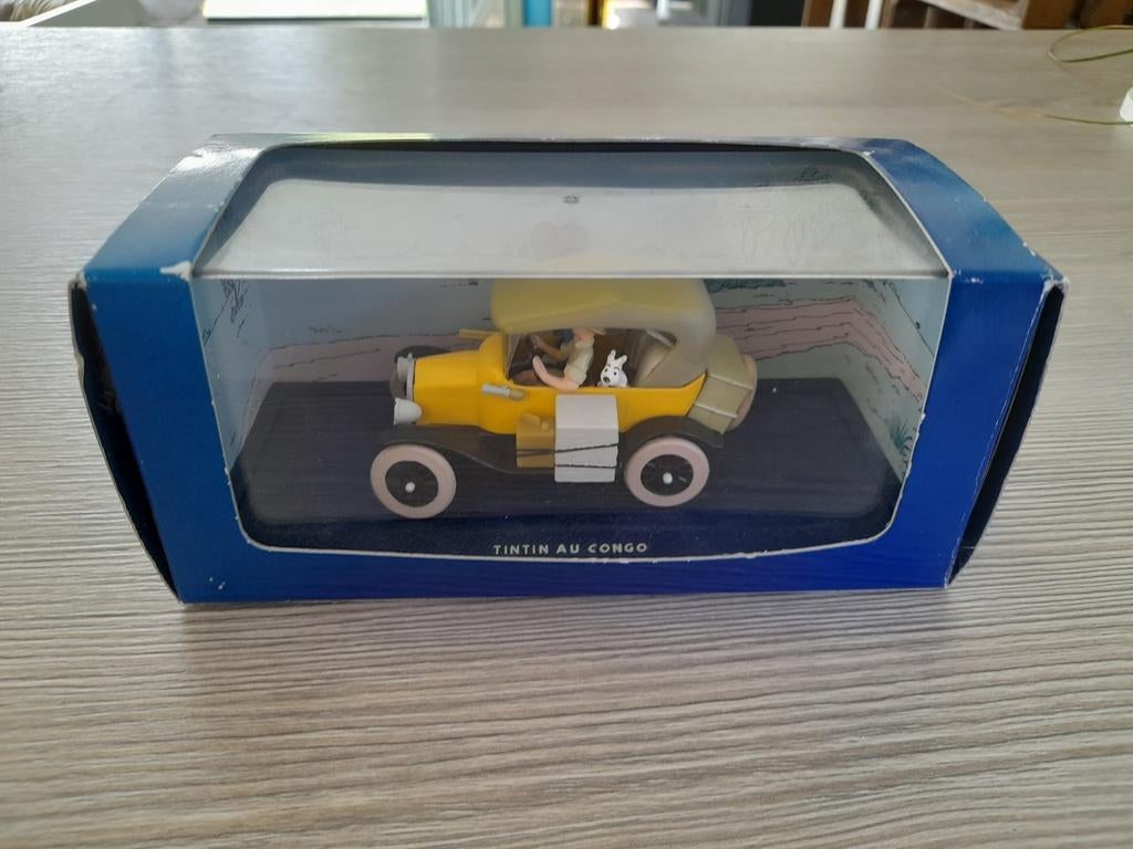 Voiture Tintin au Congo- emballage fermé, Hobby & Loisirs créatifs, Voitures miniatures | 1:24, Enlèvement, Comme neuf, Voiture