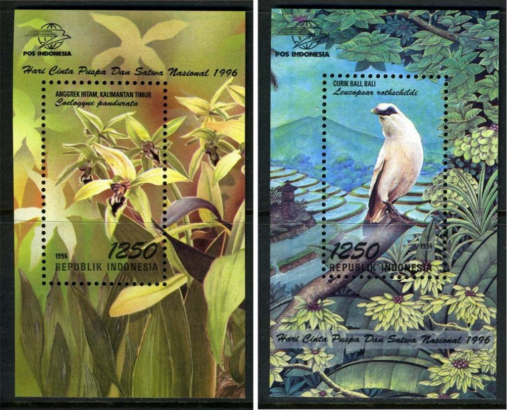 INDONESIE: ZB 1742/1743 MNH Blok 132/133 1996 Nationale Faun, Ophalen of Verzenden, Postfris, Zuidoost-Azië