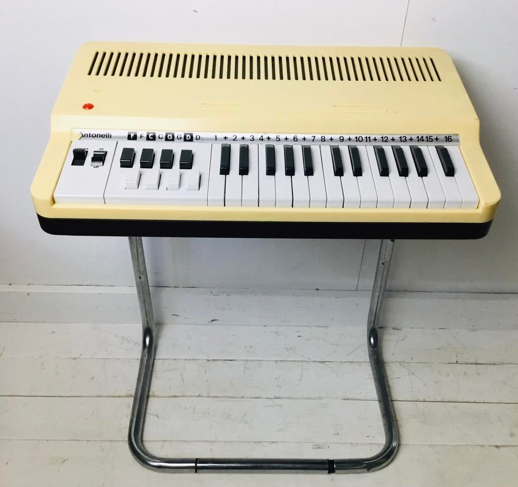 Orgue vintage Antonelli Osimo doré (Italie), Enlèvement ou Envoi