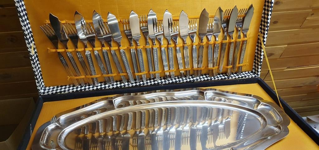 Couverts à poissons., Maison & Meubles, Cuisine | Couverts, Neuf, Ensemble de couverts, Inox ou Chrome, Enlèvement ou Envoi