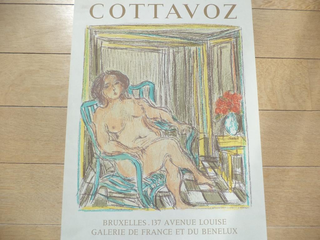 André COTTAVOZ Expo 74 BXL av Louise Galerie de France et du, Ophalen of Verzenden