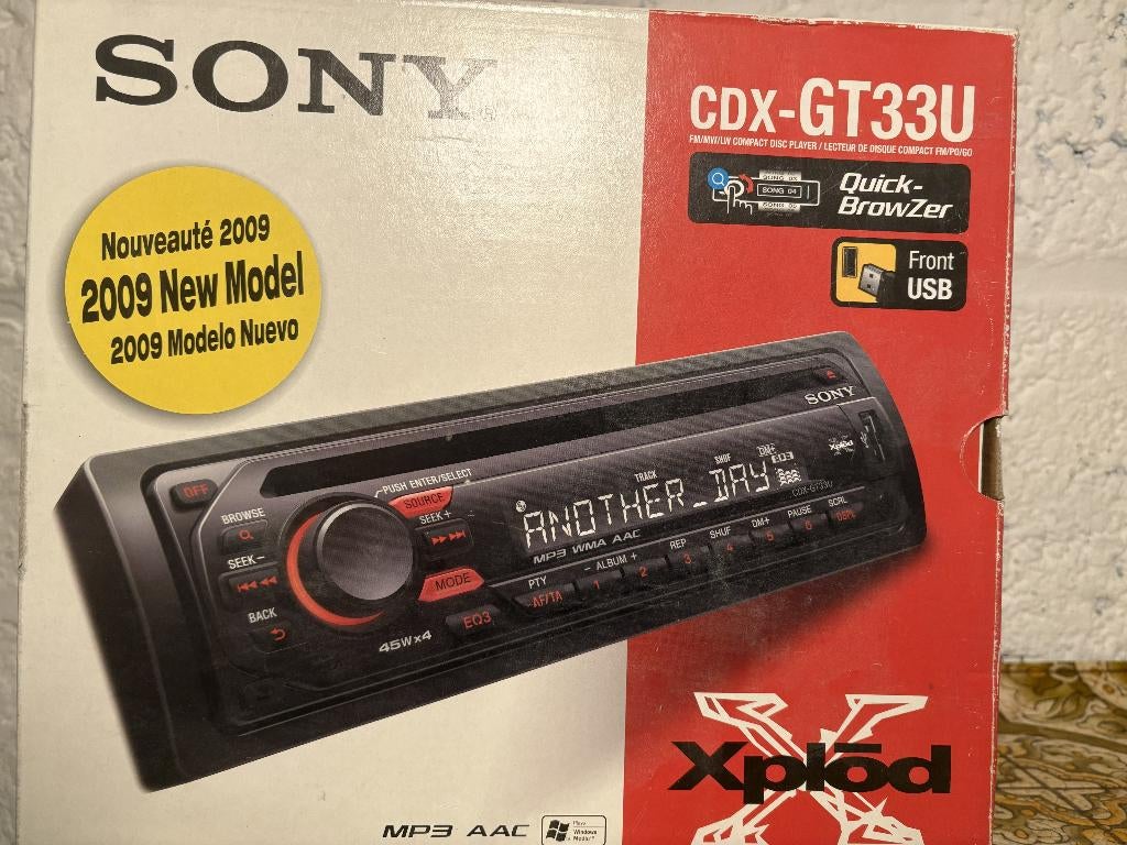 onderdelen autoradio Sony, Ophalen, Gebruikt
