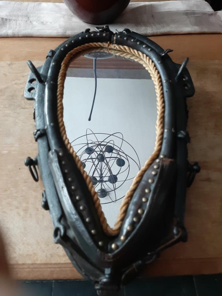 "Collier cheval de trait" Miroir, Antiquités & Art, Enlèvement ou Envoi