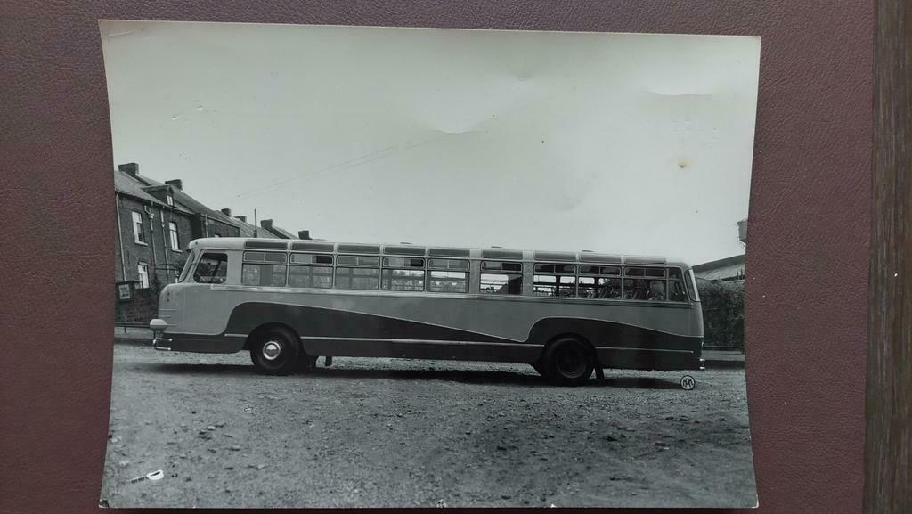 Echte oude foto bus (Autocar), Enlèvement ou Envoi, Comme neuf, Photo