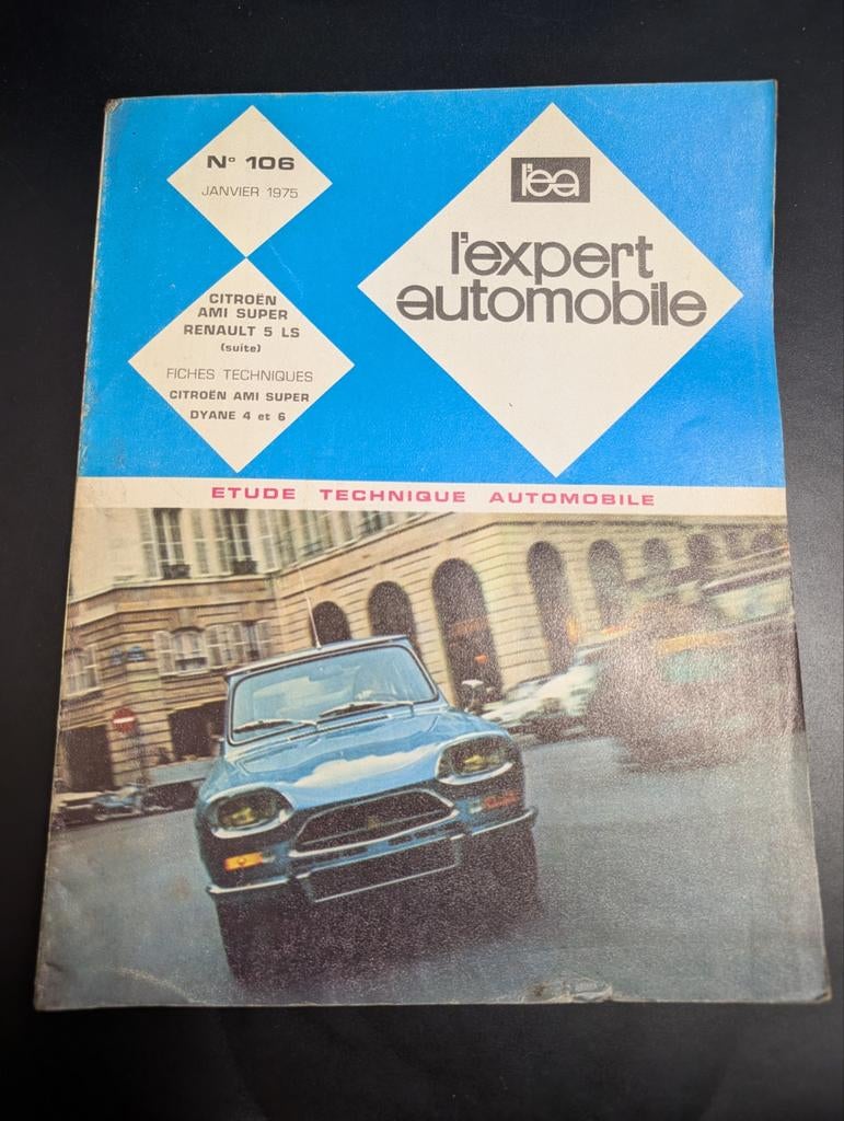 Étude technique automobile Citroën Ami Super Renault 5 LS, Livres, Autos | Livres, Utilisé, Citroën, Enlèvement ou Envoi