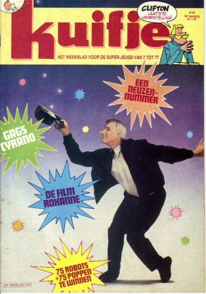 Weekblad Kuifje van 24-11-1987, 42ste Jaargang, Nummer 48, Enlèvement ou Envoi, Utilisé, Plusieurs comics, Europe