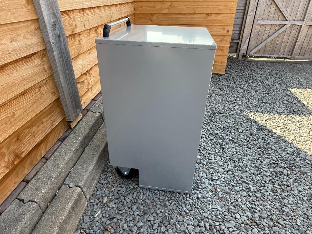 MINI ECONOMY 160 HARD ZILVER saddle box Alfako, Ophalen, Nieuw, Overige soorten