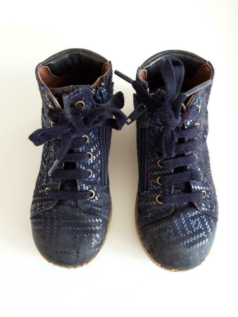 Blauwe meisjesschoenen Bisgaard - maat 27, Kinderen en Baby's, Gebruikt, Meisje, Schoenen, Ophalen of Verzenden