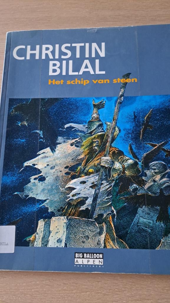 Christin Bilal   Het schip van steen, Boeken, Stripverhalen, Gelezen, Christin bilal, Eén stripboek, Ophalen of Verzenden