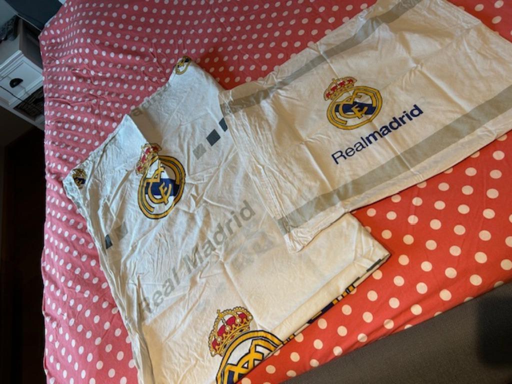 Dekbedovertrek Real Madrid 190 X 130, Kinderen en Baby's, Ophalen, Zo goed als nieuw, Jongetje, Dekbedovertrek