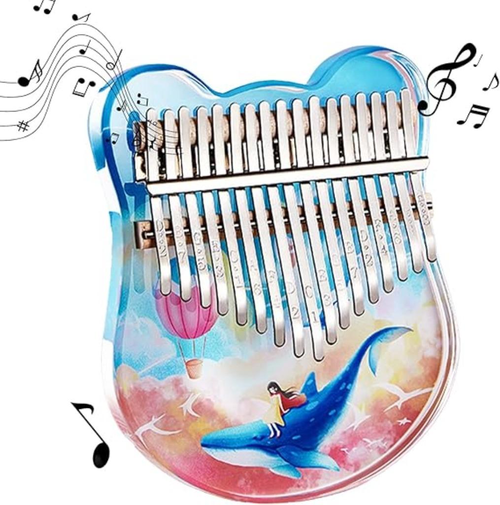 Kalimba acryl duimpiano voor kinderen SNELLE GRATIS LEVERING, -, Verzenden, Jauhmui, -