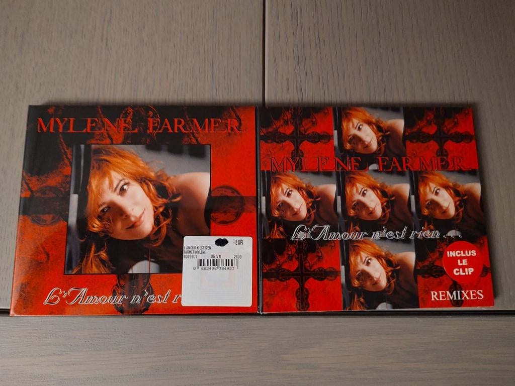 Mylène Farmer - L'Amour n'est rien (CD single & maxi CD), Neuf, dans son emballage